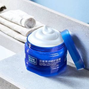 BLUE POINT Увлажняющая маска для гладких и послушных волос с двойной силой фруктов, 500 г