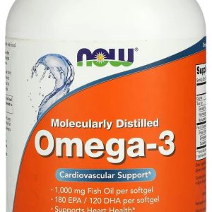 Now Omega-3 180 EPA 120 DHA Softgels 500 капсул