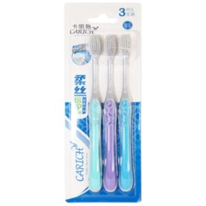 Carich Зубные щетки экотовар зубная щетка мягкая 3 шт